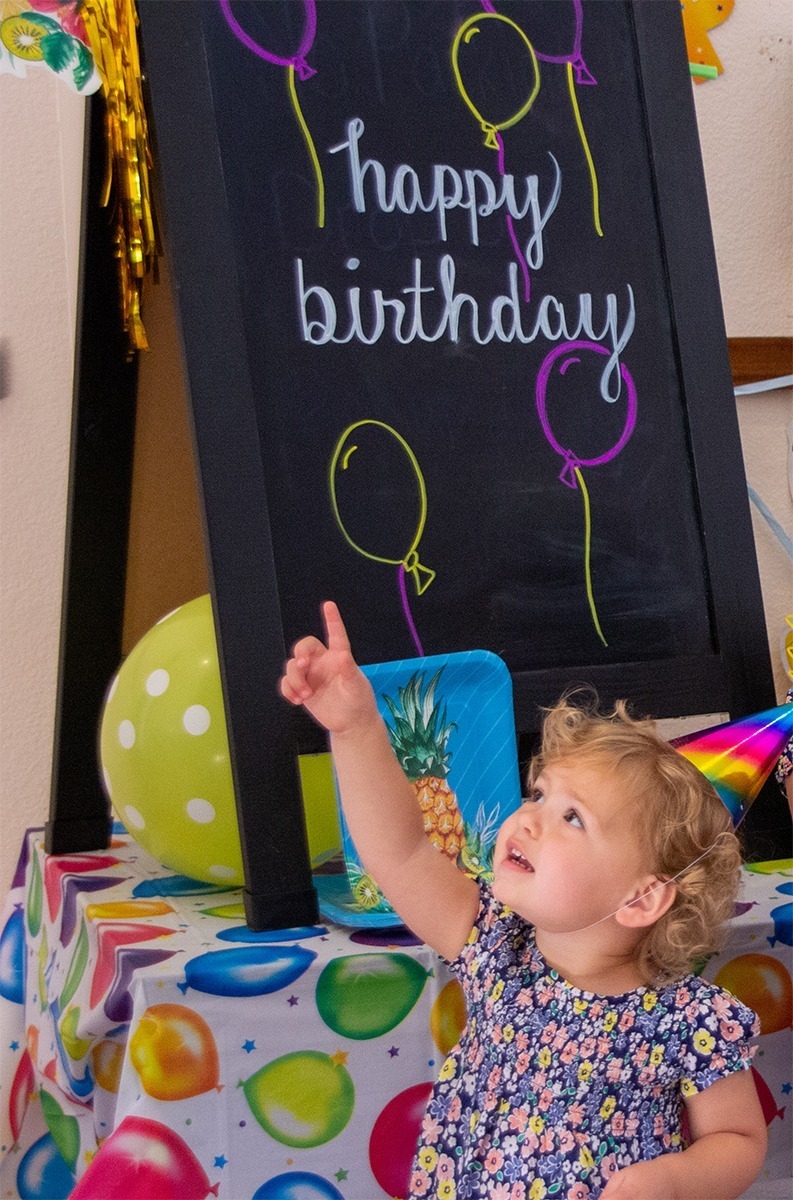 Birthday Girl Pointing