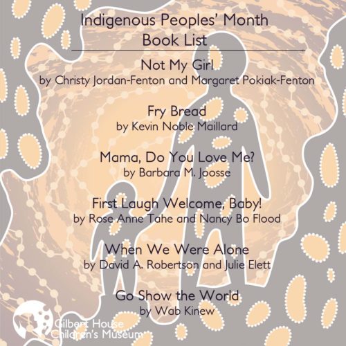 Indigenous Peoples Month Book List